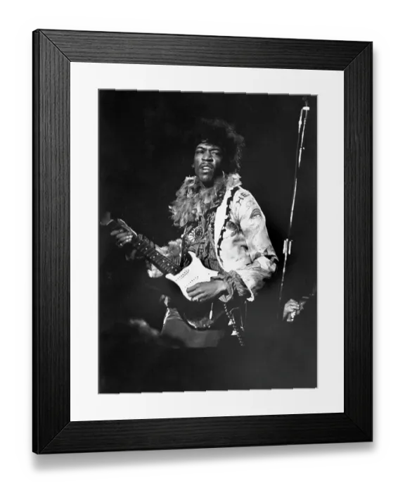Framed Print : Jimi At Monterey Framed Print : Jimi At Monterey