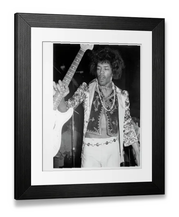 Framed Print : Jimi Performs Framed Print : Jimi Performs