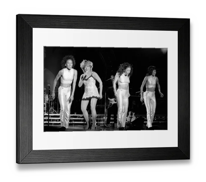 Framed Print : Tina Turner Performs In Los Angeles