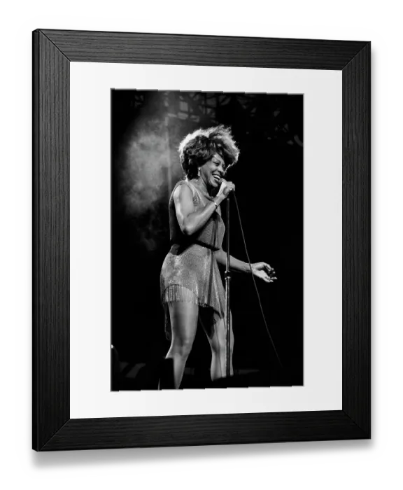Framed Print : Tina Turner in Allentown Framed Print : Tina Turner in Allentown