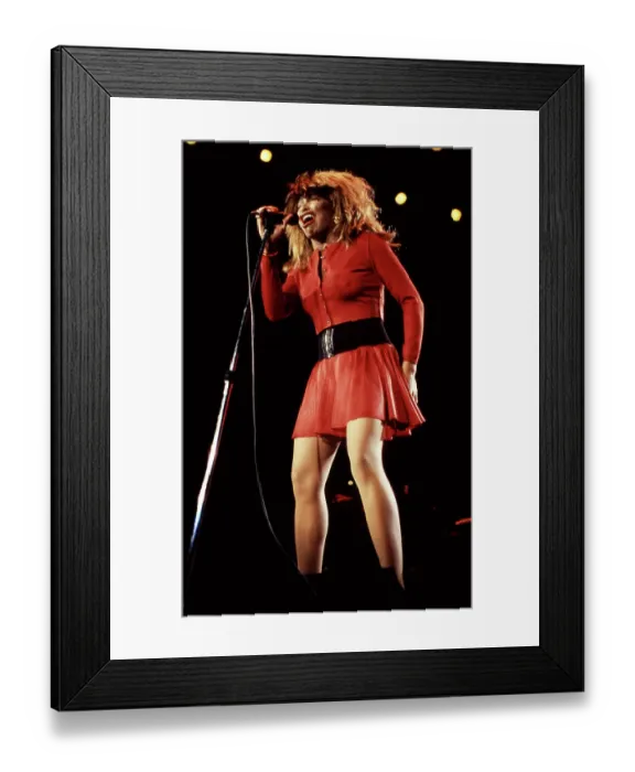 Framed Print : Tina Turner Live In Concert