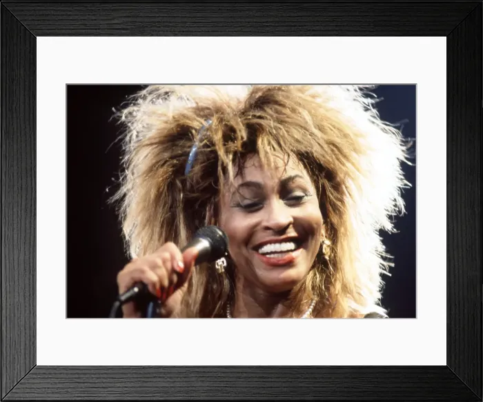 Framed Print : Tina Turner In Detroit Framed Print : Tina Turner In Detroit