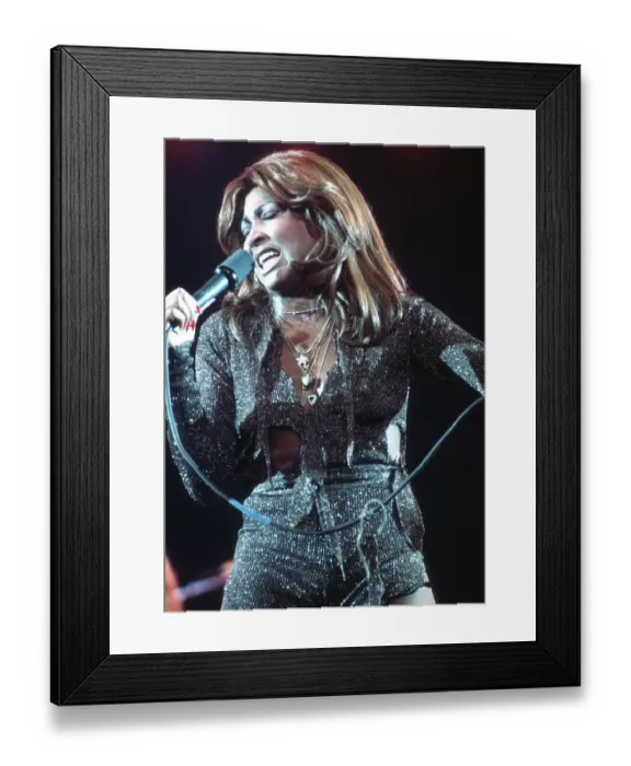 Framed Print : Tina Turner Performing Framed Print : Tina Turner Performing