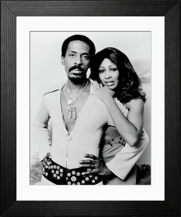 Framed Print : Ike & Tina Turner Portrait
