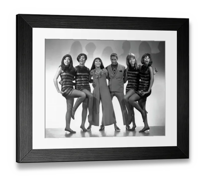 Framed Print : Ike & Tina With The Ikettes