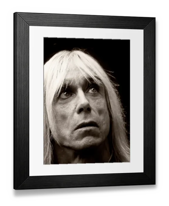 Framed Print : Singer Iggy Pop Live Framed Print : Singer Iggy Pop Live