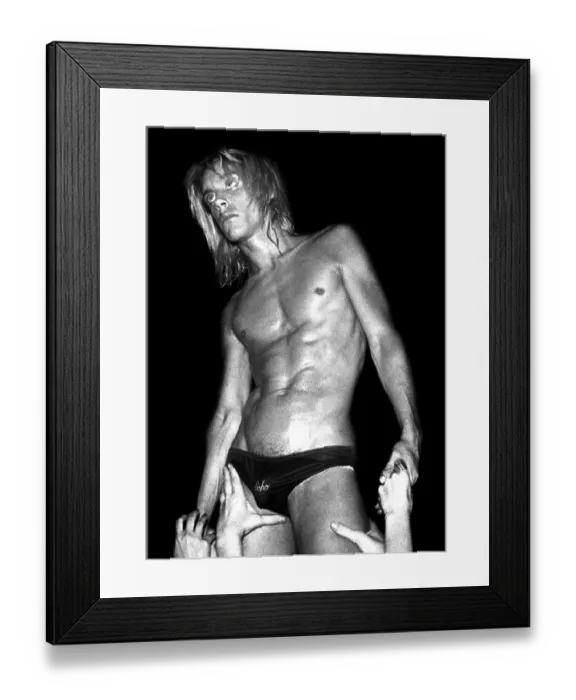 Framed Print : Iggy Pop Performing At The Whisky Framed Print : Iggy Pop Performing At The Whisky