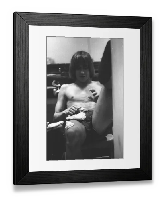 Framed Print : Iggy Pop Backstage In Detroit Framed Print : Iggy Pop Backstage In Detroit