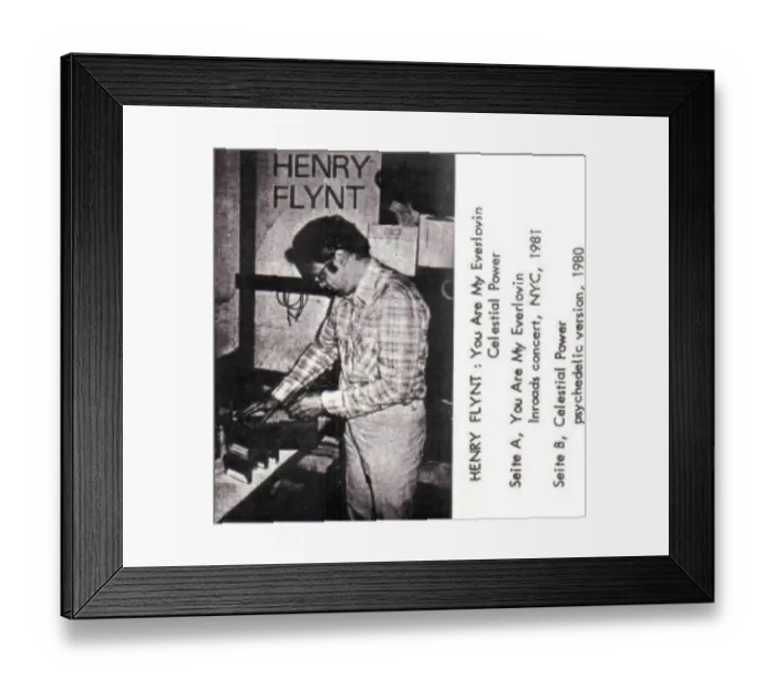 Framed Print : Album Cover for Henry Flynt You Are My Everlovin' / Celestial Power Framed Print : Album Cover for Henry Flynt You Are My Everlovin' / Celestial Power