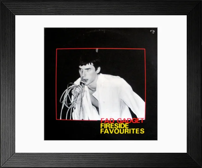 Framed Print : Fad Gadget Fireside Favourites Album Cover Framed Print : Fad Gadget Fireside Favourites Album Cover