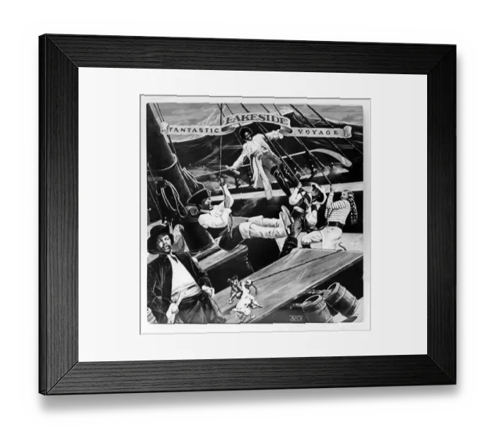 Framed Print : Lakeside Funk Band Fantastic Voyage Album Cover Framed Print : Lakeside Funk Band Fantastic Voyage Album Cover
