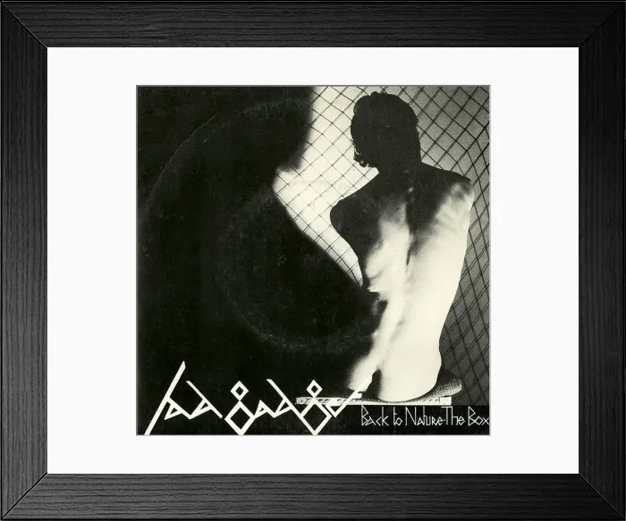 Framed Print : Fad Gadget Back to Nature: The Box Album Cover Framed Print : Fad Gadget Back to Nature: The Box Album Cover