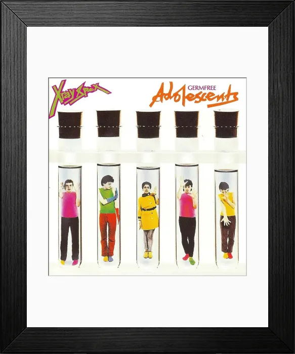Framed Print : Album cover for the band X-Ray Spex Germfree Adolescents Framed Print : Album cover for the band X-Ray Spex Germfree Adolescents