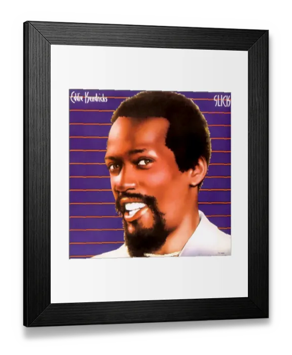 Framed Print : Eddie Kendricks Slick Album Cover Framed Print : Eddie Kendricks Slick Album Cover