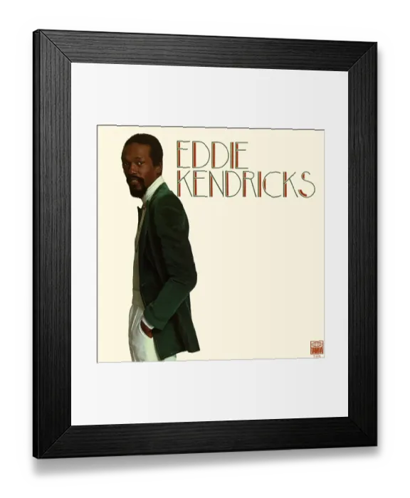 Framed Print : Eddie Kendricks Self-Titled Album Cover Framed Print : Eddie Kendricks Self-Titled Album Cover