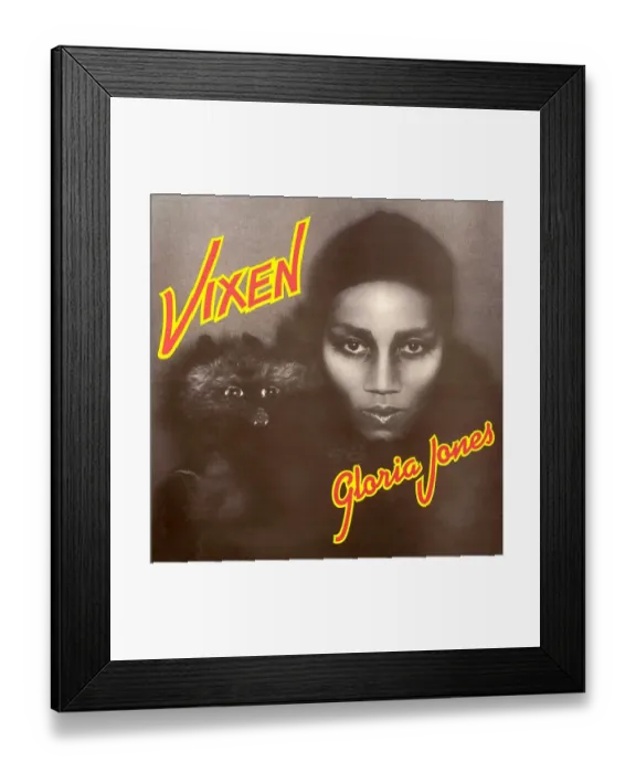 Framed Print : Gloria Jones Vixen Album Cover