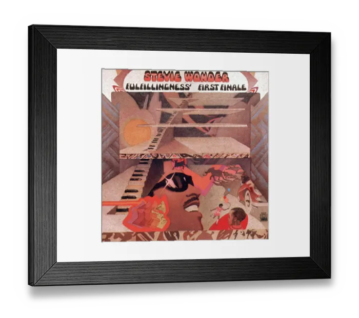 Framed Print : Stevie Wonder Fulfillingness First Finale Album Cover Framed Print : Stevie Wonder Fulfillingness First Finale Album Cover