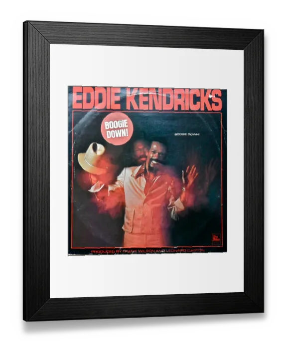 Framed Print : Eddie Kendricks Boogie Down Album Cover Framed Print : Eddie Kendricks Boogie Down Album Cover