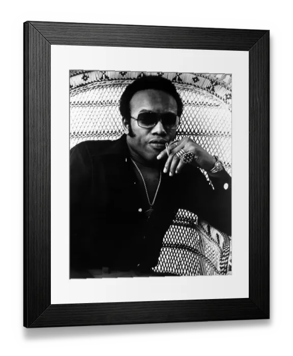 Framed Print : Guitarist and singer Bobby Womack