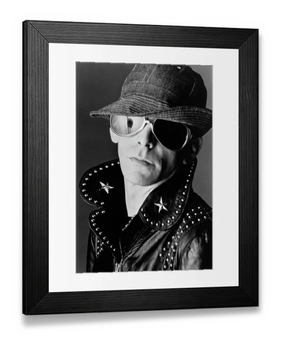 Framed Print : Lou Reed Live Portrait For Album Cover