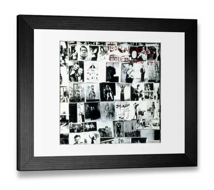 Framed Print : Rolling Stones Exile On Main Street Album Cover Framed Print : Rolling Stones Exile On Main Street Album Cover