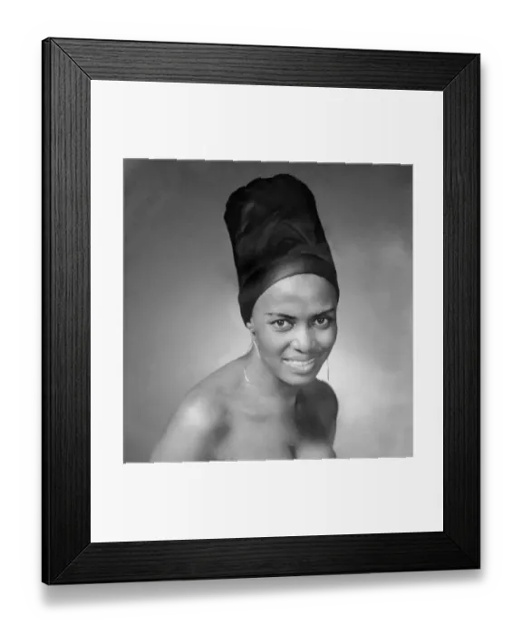 Framed Print : Miriam Makeba Portrait Session Framed Print : Miriam Makeba Portrait Session