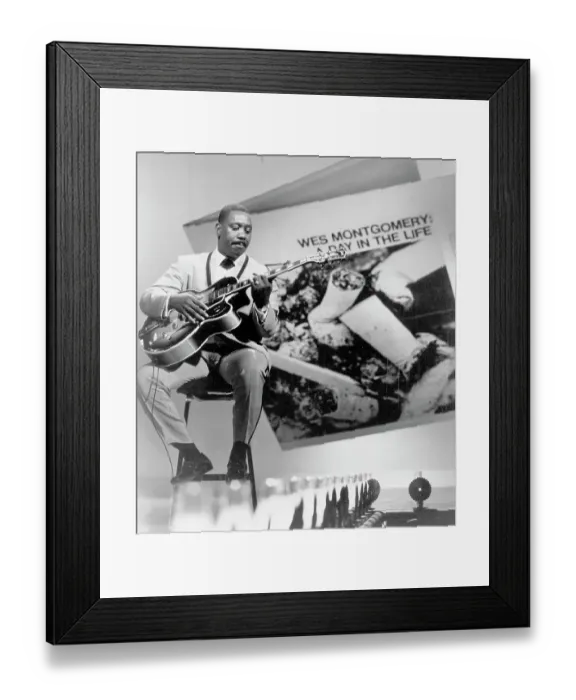 Framed Print : Wes Montgomery A Day In The Life