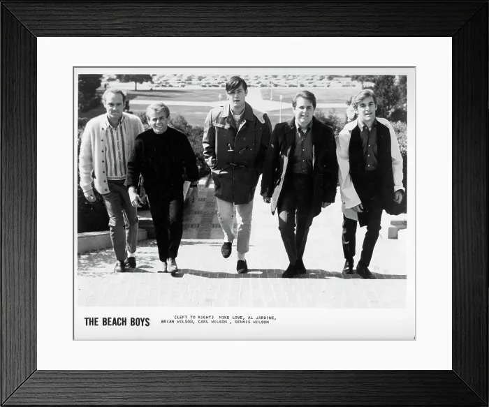 Framed Print : B&W Version Of Don't Worry Baby Album Cover Framed Print : B&W Version Of Don't Worry Baby Album Cover