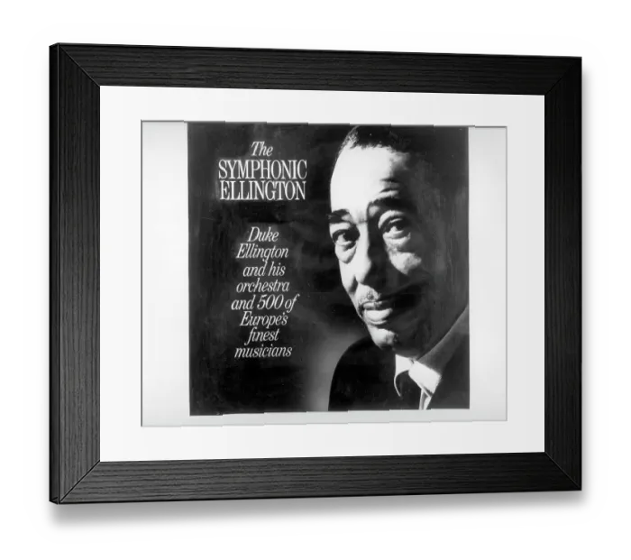 Framed Print : The Symphonic Ellington Album Cover Framed Print : The Symphonic Ellington Album Cover