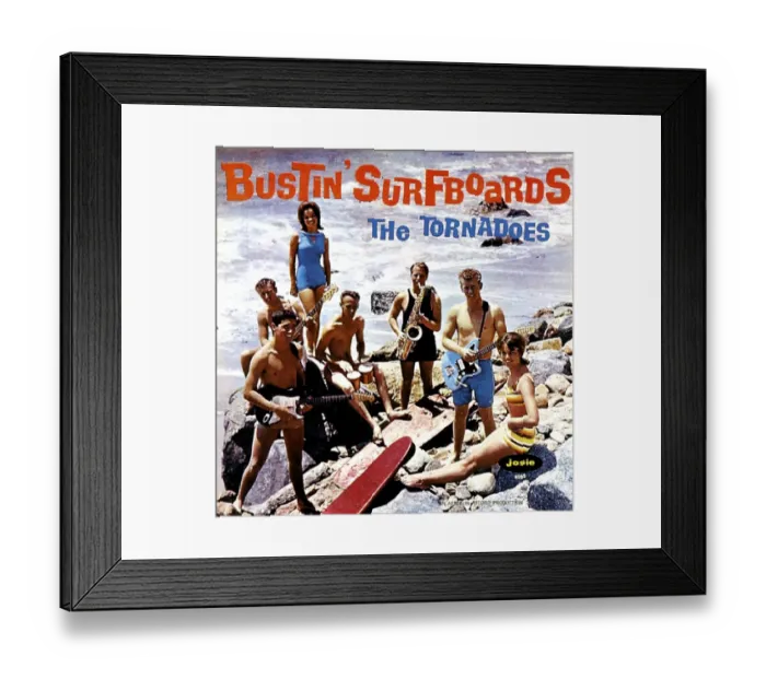 Framed Print : Bustin Surfboards Framed Print : Bustin Surfboards
