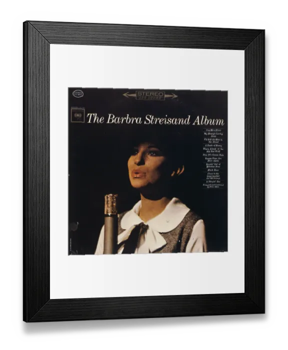 Framed Print : Barbra Streisand Album Framed Print : Barbra Streisand Album