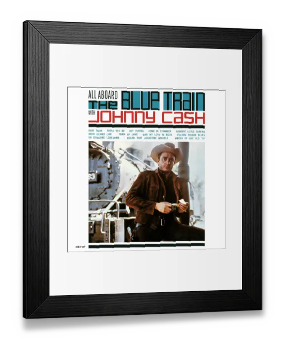 Framed Print : All Aboard The Blue Train Framed Print : All Aboard The Blue Train