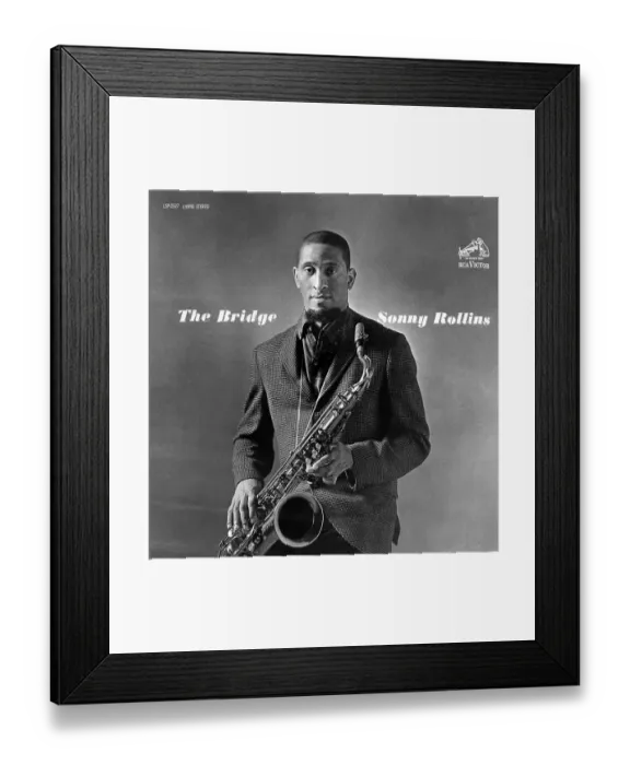 Framed Print : Sonny Rollins'The Bridge Album Cover Framed Print : Sonny Rollins'The Bridge Album Cover