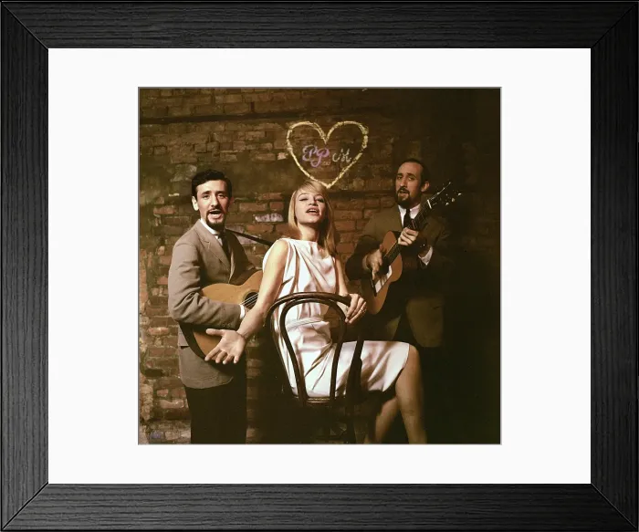 Framed Print : Peter Paul And Mary Cover Shoot Framed Print : Peter Paul And Mary Cover Shoot