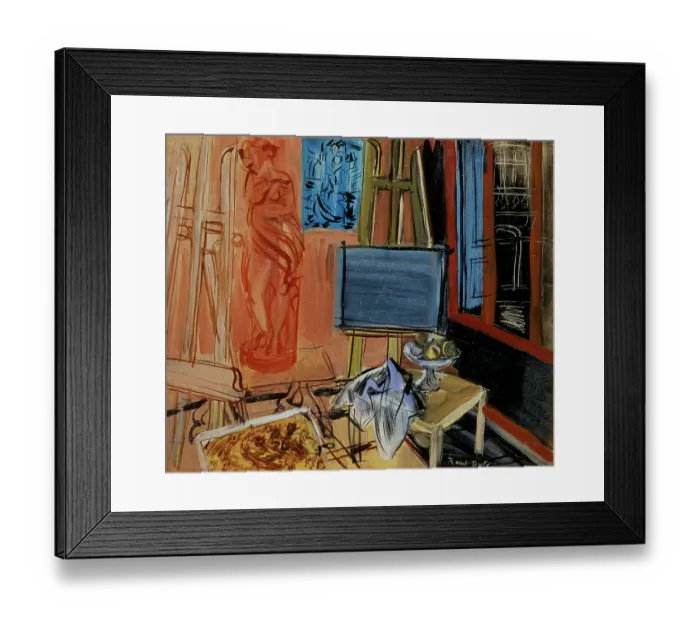 Framed Print : Interior with Fruit Bowl (Studio con fruttiera) Framed Print : Interior with Fruit Bowl (Studio con fruttiera)