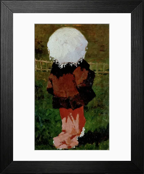 Framed Print : Lady with the Parasol (Signora con l'ombrellino), by Vito D'Ancona, 1863, 19th Century, oil on canvas, 28 x 17, 5 cm Framed Print : Lady with the Parasol (Signora con l'ombrellino), by Vito D'Ancona, 1863, 19th Century, oil on canvas, 28 x 17, 5 cm