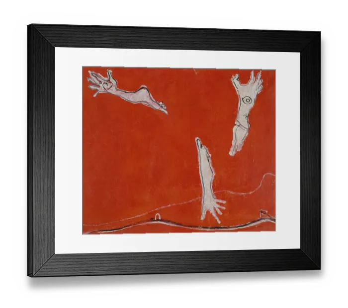 Framed Print : Amalassunta No. 2, by Osvaldo Licini, 1950, 20th Century, oil on canvas, 81 x 105 cm Framed Print : Amalassunta No. 2, by Osvaldo Licini, 1950, 20th Century, oil on canvas, 81 x 105 cm