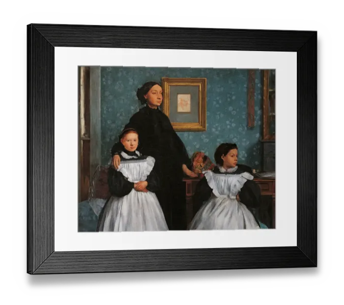 Framed Print : Bellelli Family, by Eduard Degas, 1860, 19th Century, oil on canvas Framed Print : Bellelli Family, by Eduard Degas, 1860, 19th Century, oil on canvas