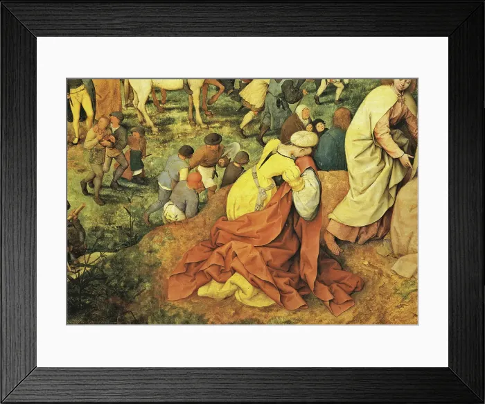 Framed Print : Road to Calvary, by Pieter Bruegel The Elder, 1564, 16th Century, oil on board, 124 x 170 cm Framed Print : Road to Calvary, by Pieter Bruegel The Elder, 1564, 16th Century, oil on board, 124 x 170 cm