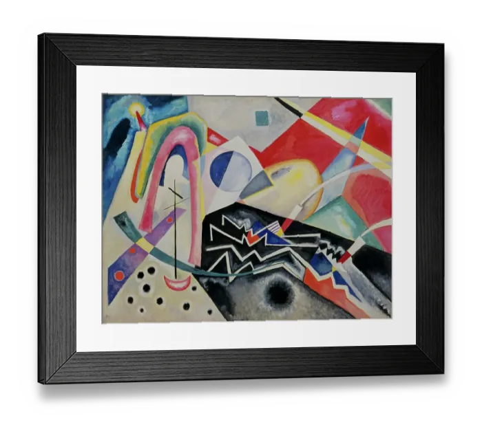 Framed Print : White zig-zag (Zig zag bianco) Framed Print : White zig-zag (Zig zag bianco)