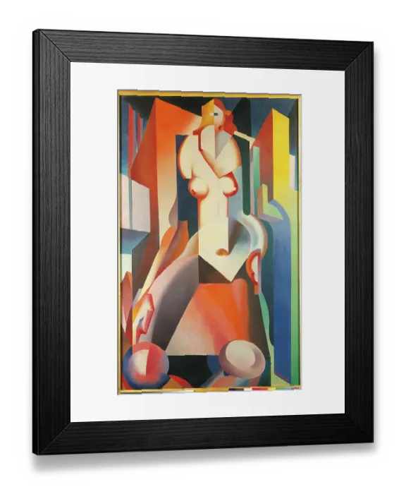 Framed Print : Female Structure, by Enrico Prampolini, 1925, 20th Century, oil on canvas, cm 190 x 140 Framed Print : Female Structure, by Enrico Prampolini, 1925, 20th Century, oil on canvas, cm 190 x 140