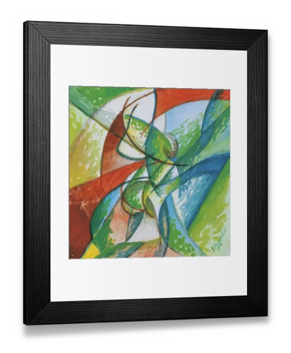 Framed Print : Futurist composition Dynamism of Forms, by Enrico Prampolini, 1914, 20th Century, tempera on paper, cm 21, 4 x 21 Framed Print : Futurist composition Dynamism of Forms, by Enrico Prampolini, 1914, 20th Century, tempera on paper, cm 21, 4 x 21