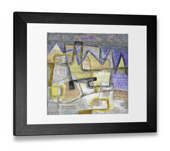 Framed Print : Rocky Coast. Artist: Klee, Paul (1879-1940) Framed Print : Rocky Coast. Artist: Klee, Paul (1879-1940)