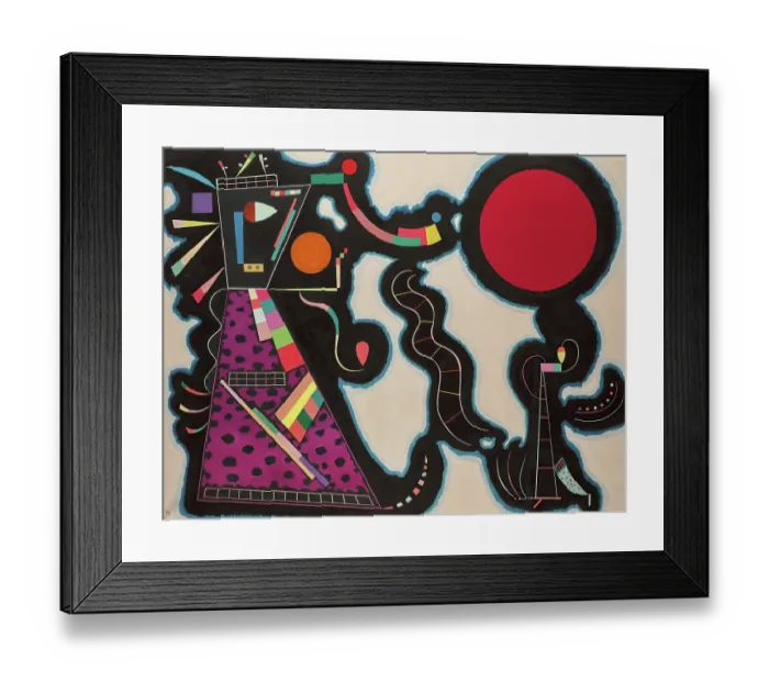 Framed Print : Le Rond Rouge Framed Print : Le Rond Rouge