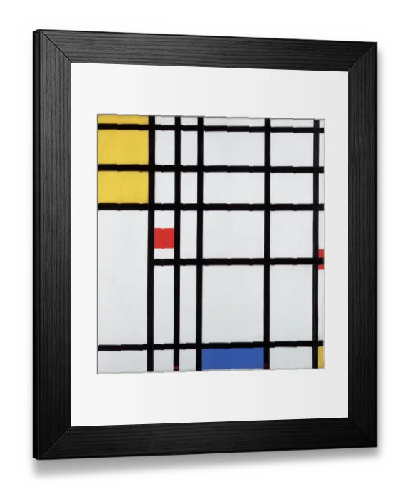 Framed Print : Image Ii 1936-43 With Yellow Framed Print : Image Ii 1936-43 With Yellow