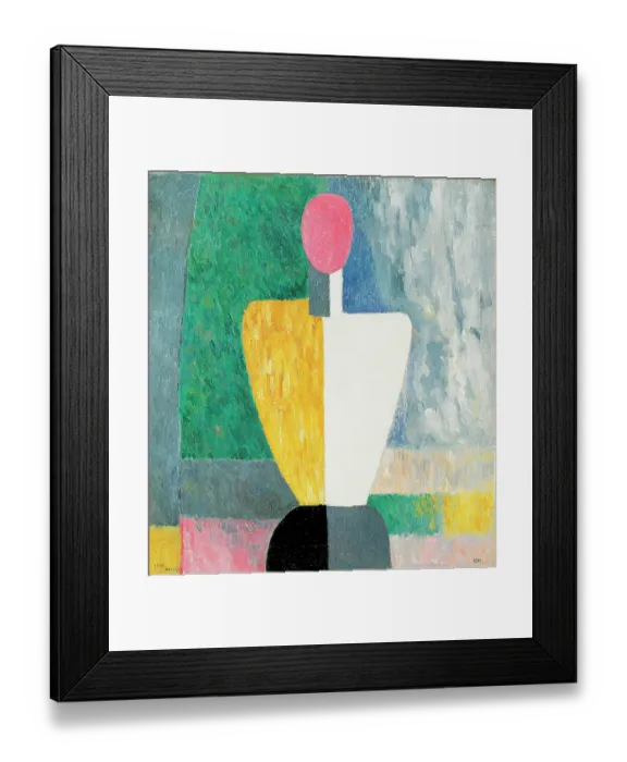 Framed Print : Torso (Figure with Pink Face), 1928-1932. Artist: Kazimir Malevich Framed Print : Torso (Figure with Pink Face), 1928-1932. Artist: Kazimir Malevich