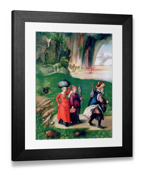 Framed Print : Lot and His Daughters, 1496-1499. Artist: Albrecht Dürer Framed Print : Lot and His Daughters, 1496-1499. Artist: Albrecht Dürer
