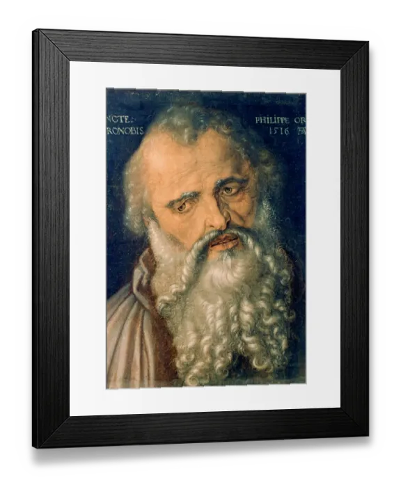 Framed Print : The Apostle Philip, 1516. Artist: Albrecht Dürer Framed Print : The Apostle Philip, 1516. Artist: Albrecht Dürer