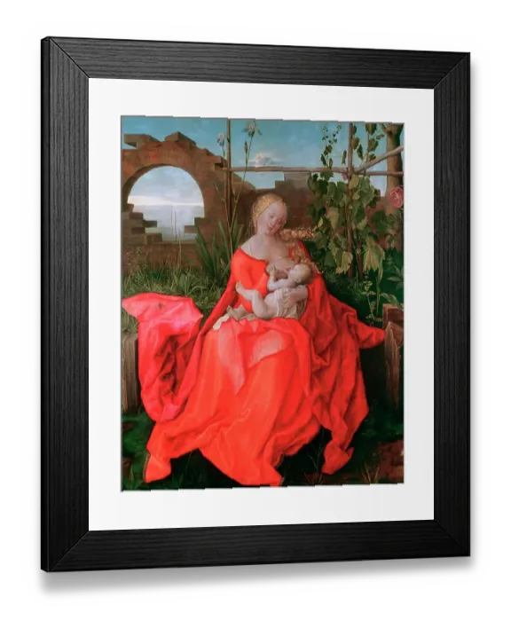 Framed Print : The Virgin and Child, The Madonna with the Iris, 1500-1510. Artist: Albrecht Dürer