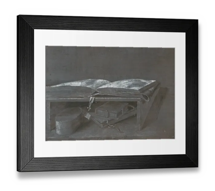 Framed Print : Open Book (study)